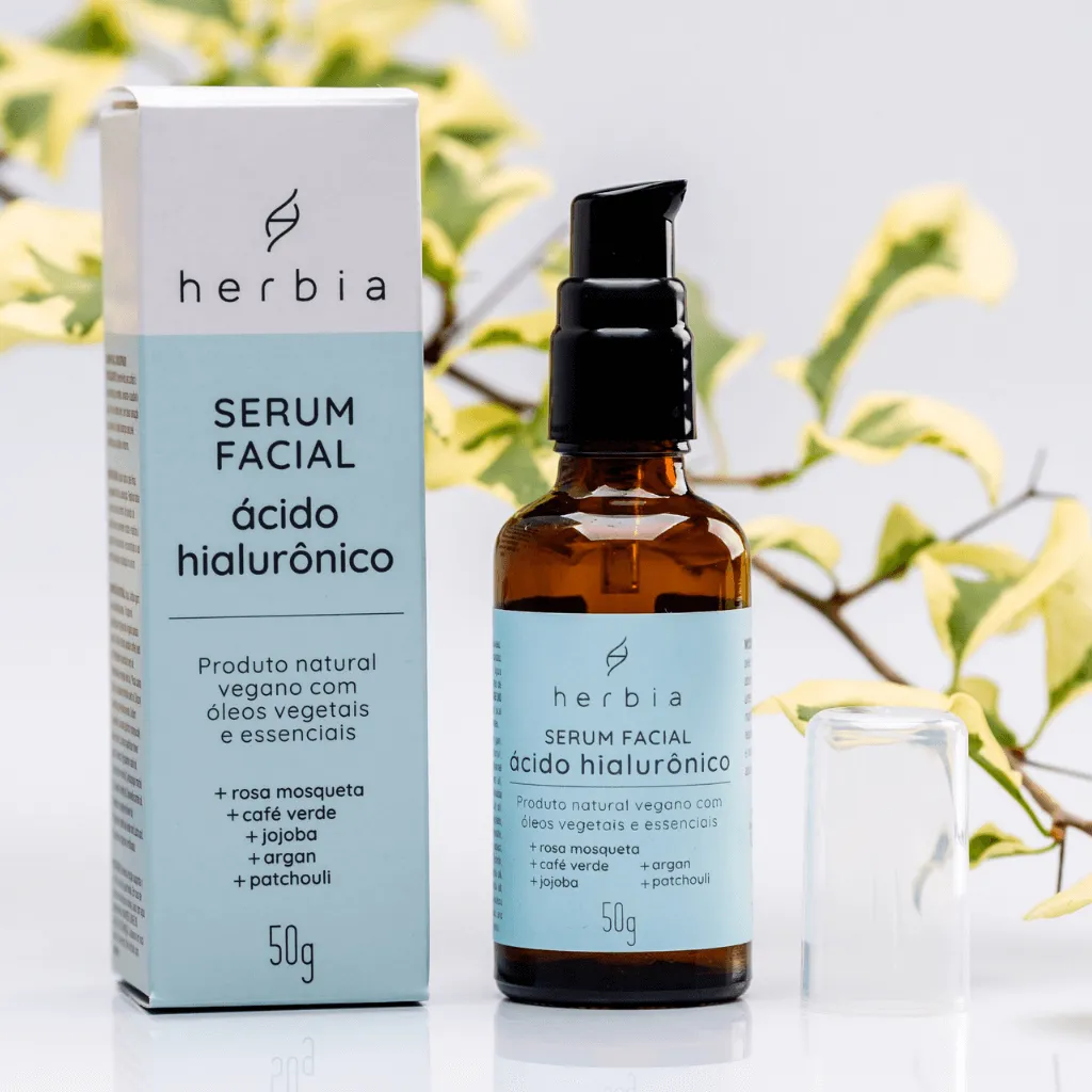 Herbia Sérum Facial Revitalizante Ácido Hialurônico, Café Verde e