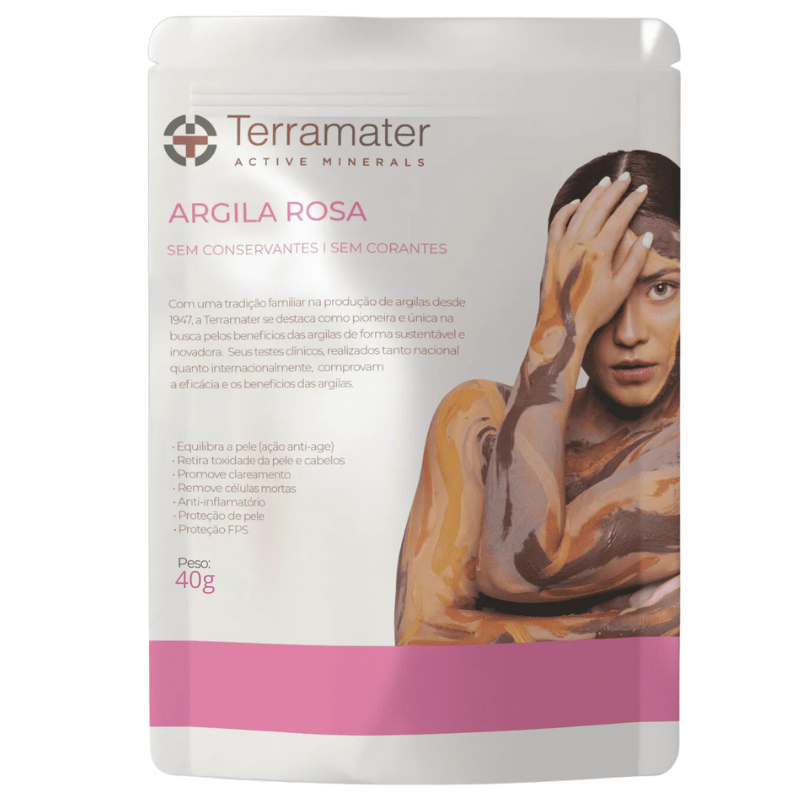 Terramater Argila Rosa - Beleza do Campo | Produtos Naturais