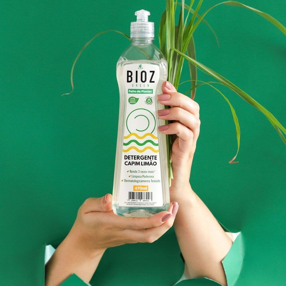 Bioz Detergente Ecológico Capim Limão - Beleza do Campo | Produtos
