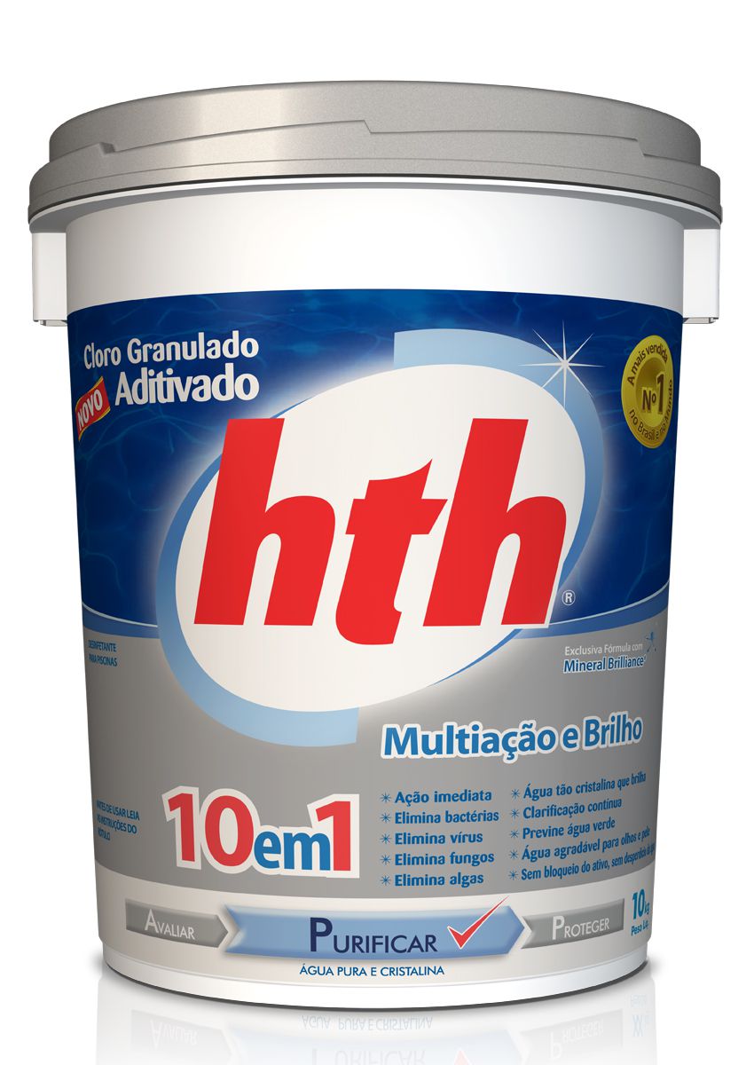 Cloro Aditivado 10x1 10 Kg HTH