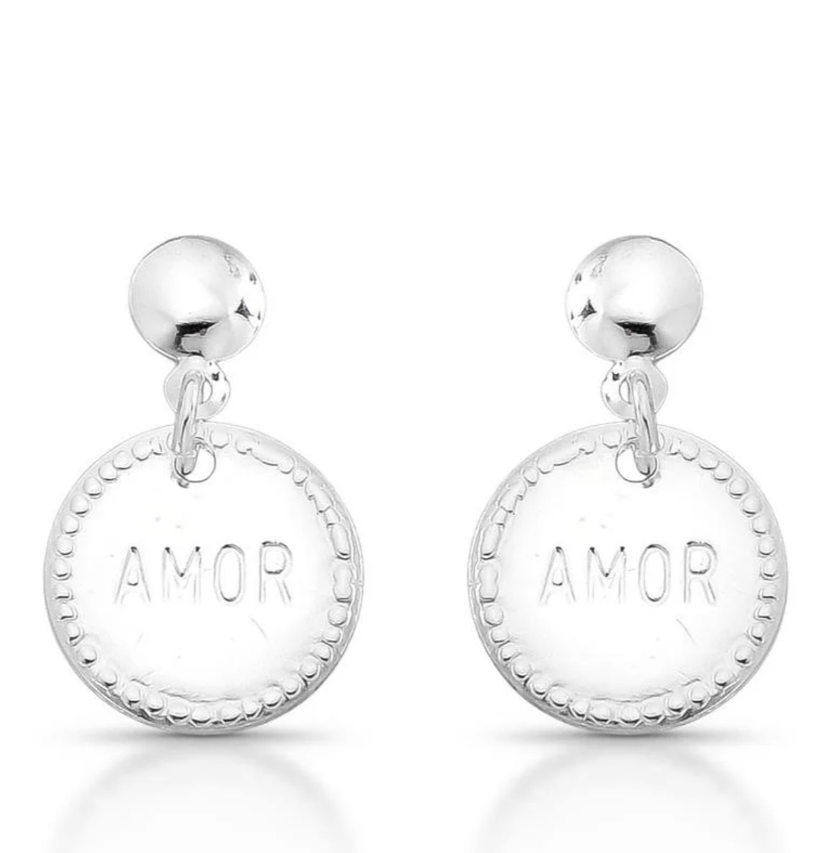 Brinco Amor em Prata 925 Feminino