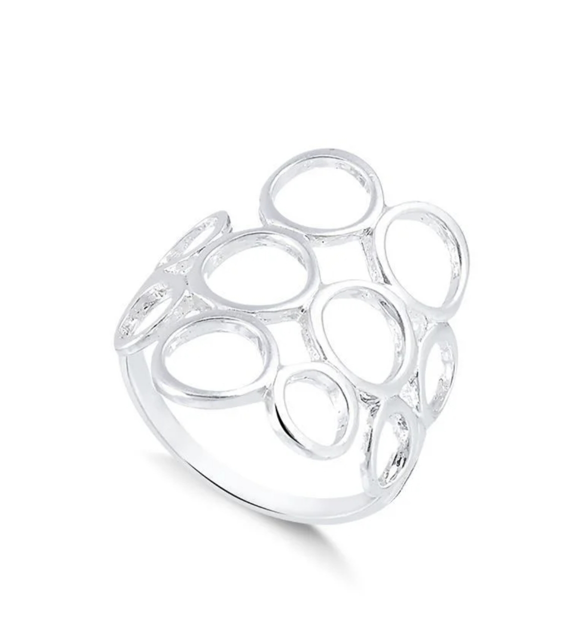Anel Dez Mandamentos Prata Feminino