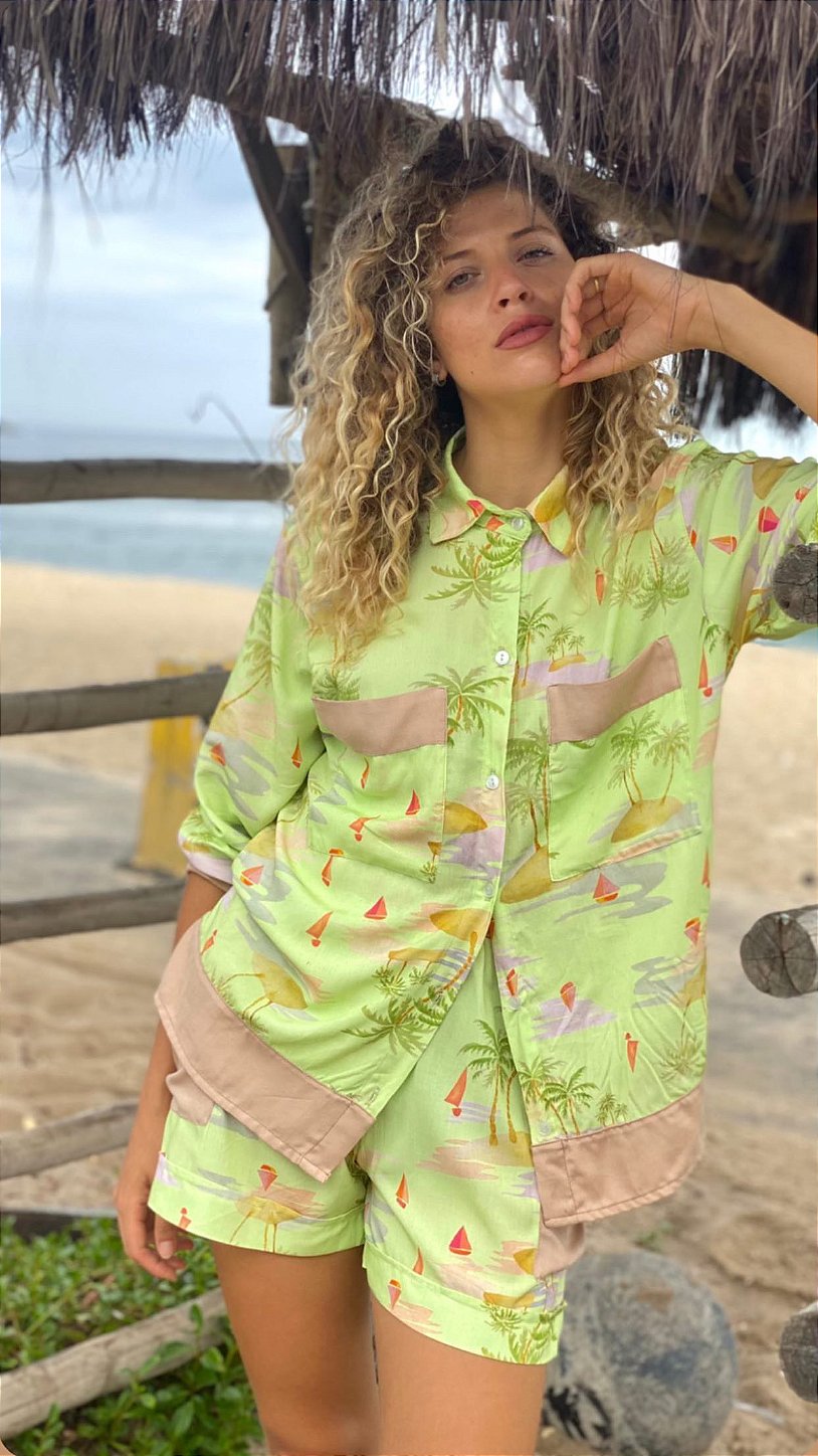 Conjunto Beach Neon