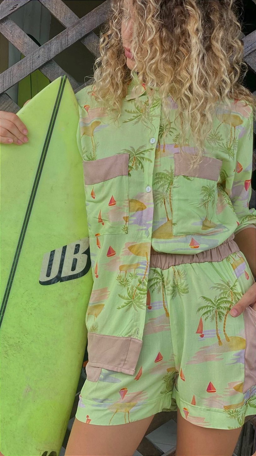 Conjunto Beach Neon
