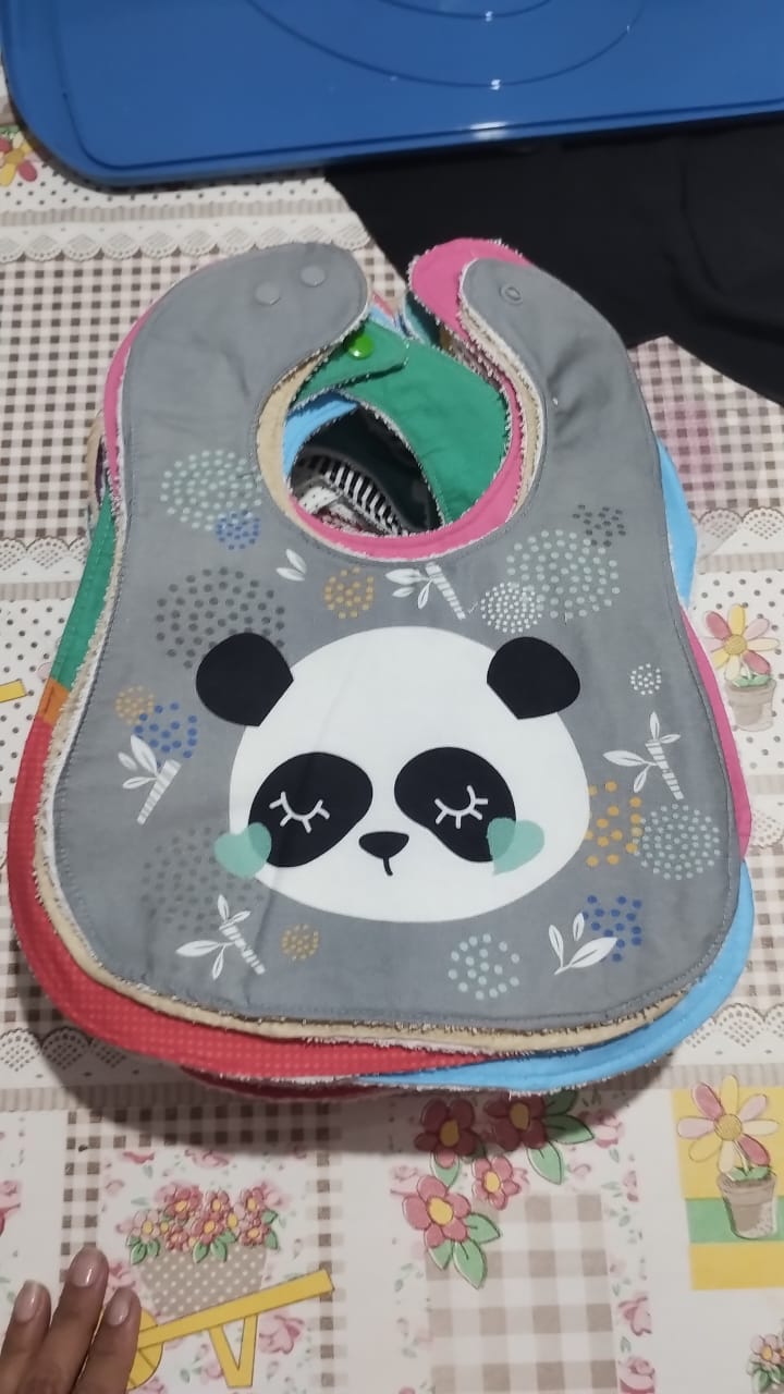 Babador Infantil panda