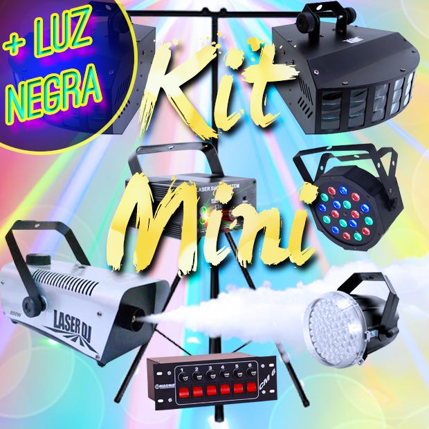 (PROMOÇÃO) Kit Mini + Luz Negra (Grátis) [Aluguel 24h]