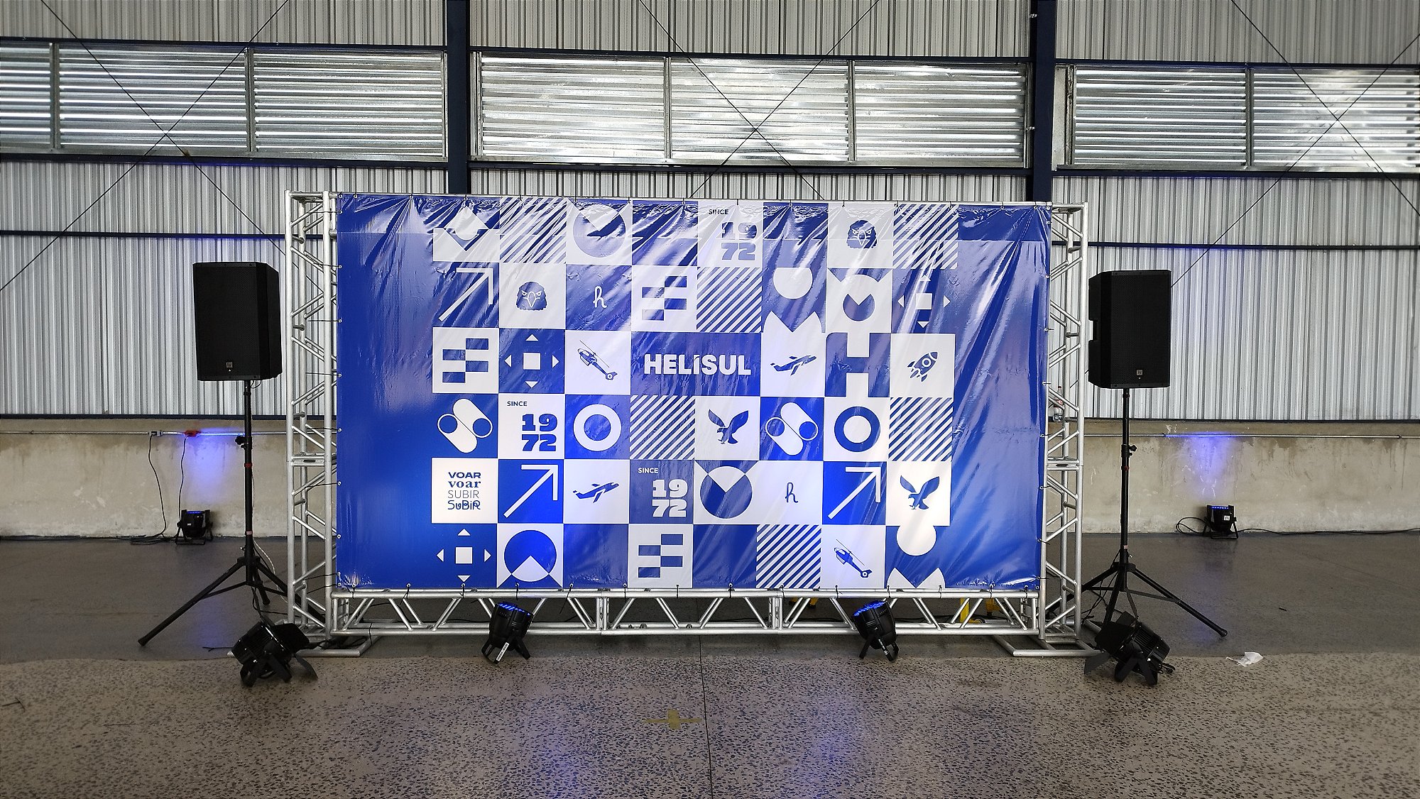 Locação Backdrop em Alumínio