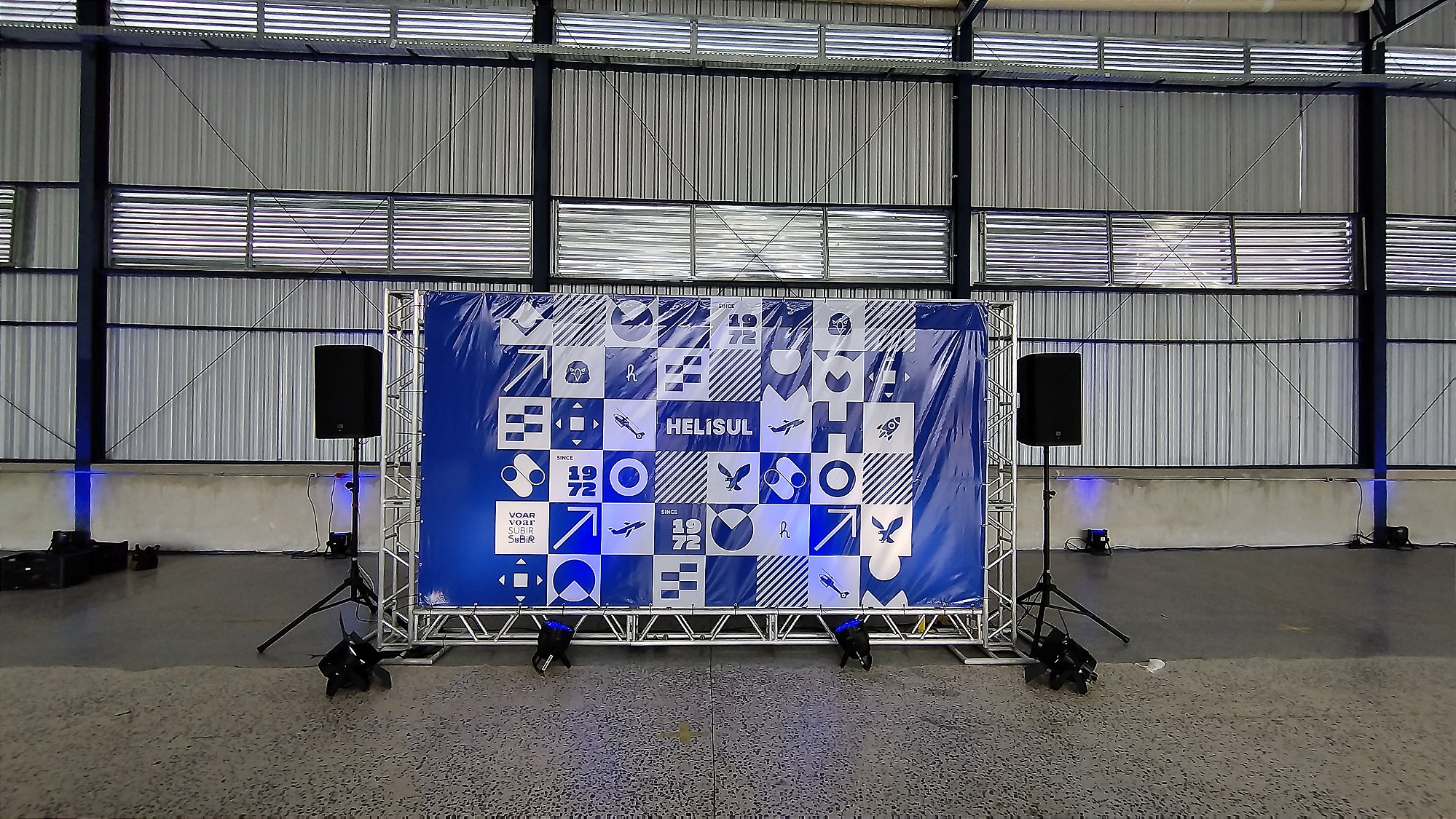 Locação Backdrop em Alumínio