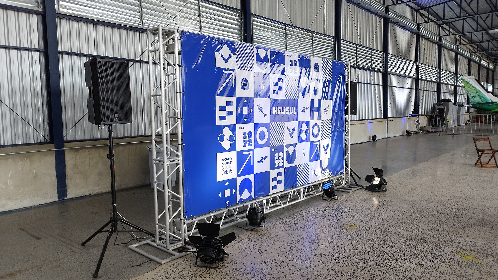 Locação Backdrop em Alumínio