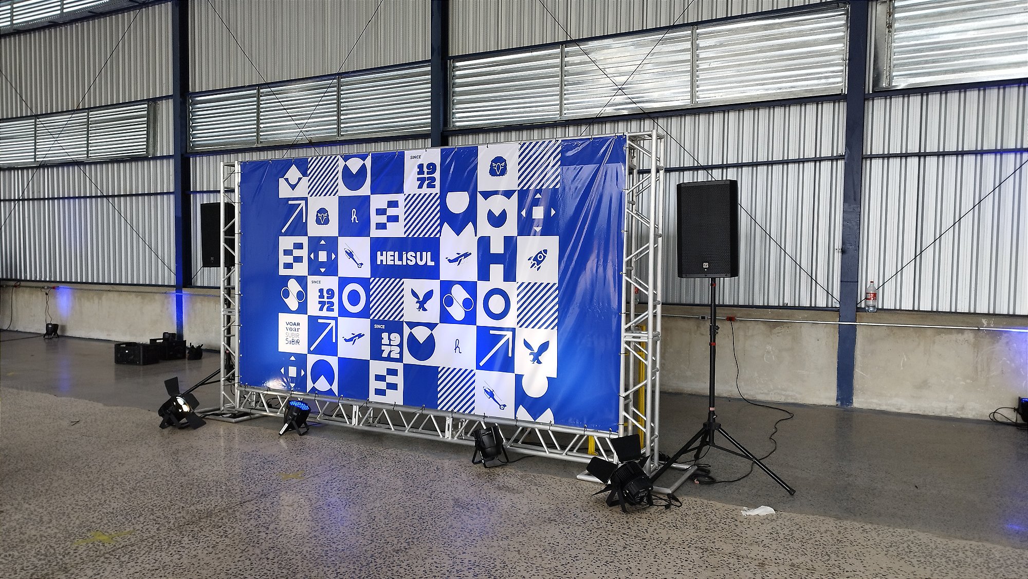Locação Backdrop em Alumínio