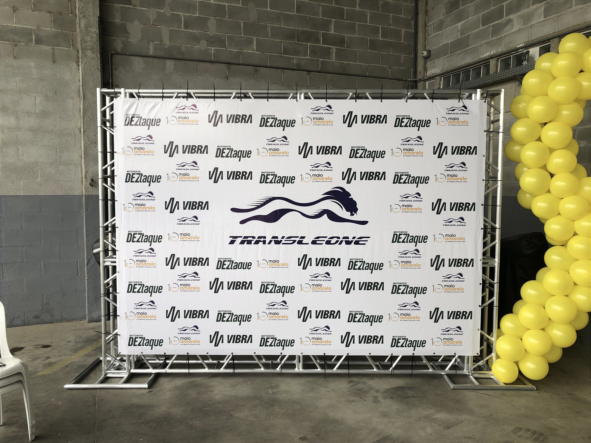 Locação Backdrop em Alumínio