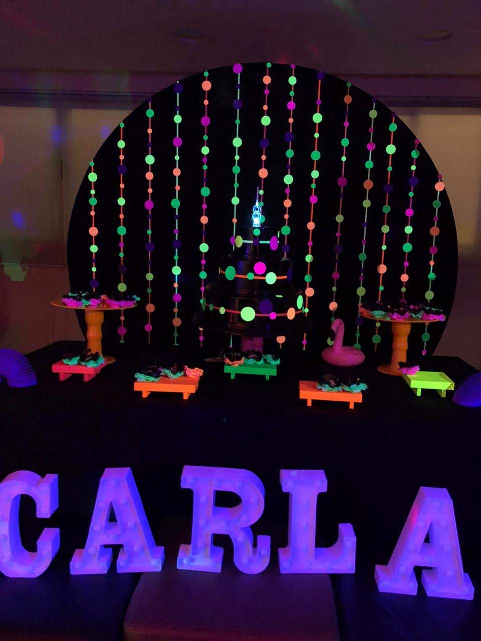 (Locação) Par de Refletores de LUZ NEGRA - 60 Watts Total LED Ultra Violeta