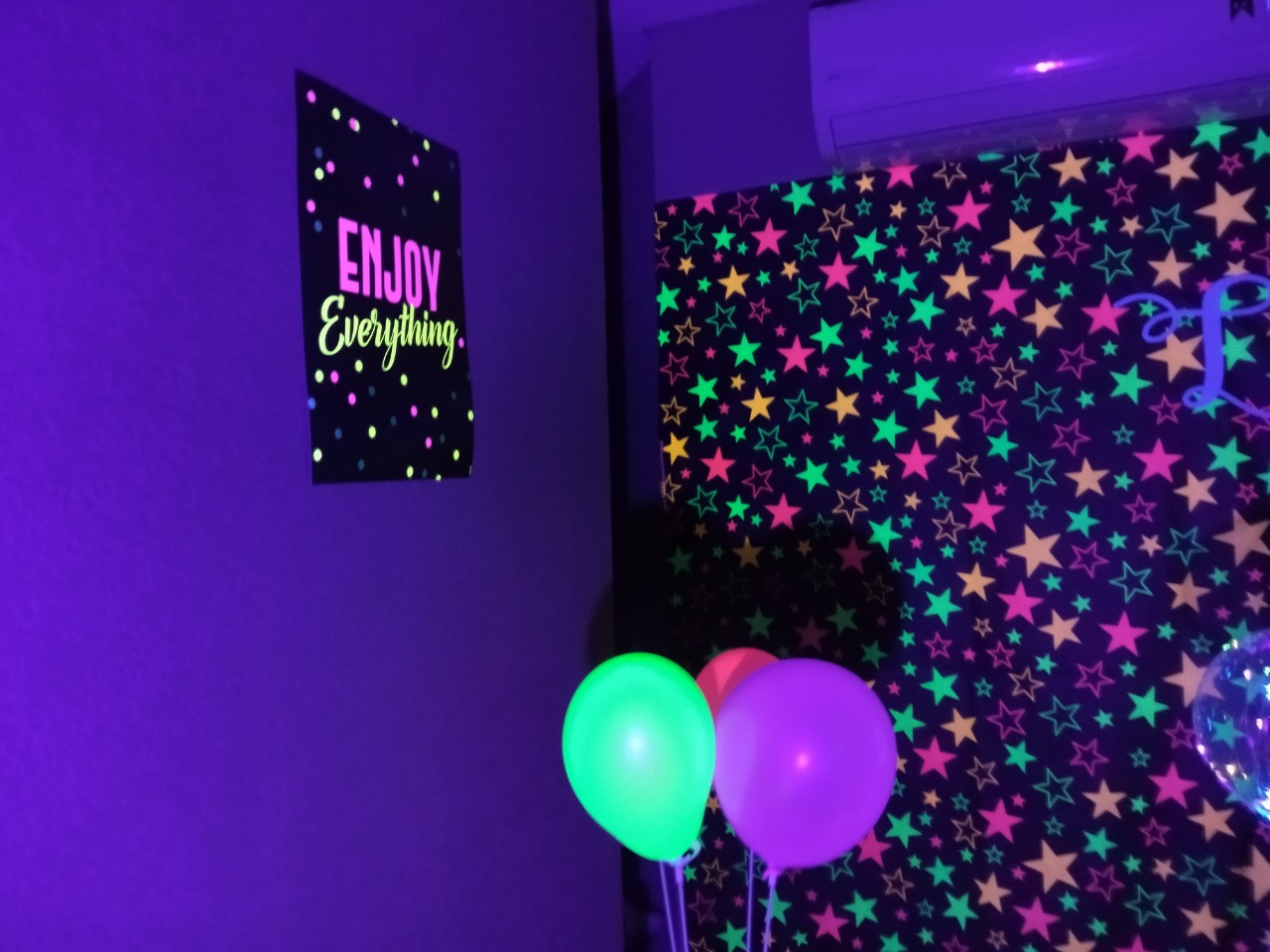 (Locação) Par de Refletores de LUZ NEGRA - 60 Watts Total LED Ultra Violeta
