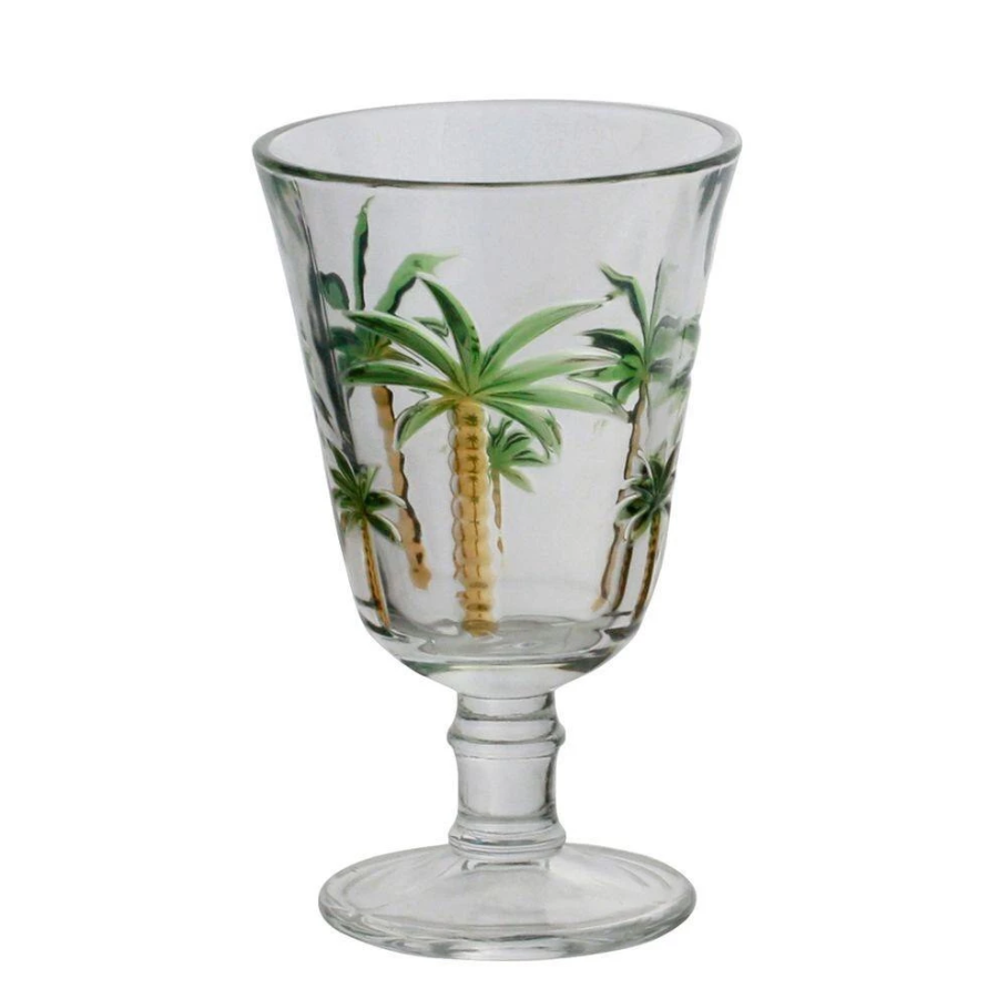 KIT 7 PEÇAS 1 JARRA 1,3l E 6 TAÇAS 240ML PALM HAND PAINTING - LYOR