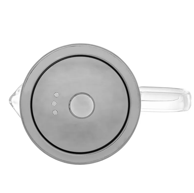 CHALEIRA DE VIDRO BOROSSILICATO RESISTENTE AO CALOR COM DIFUSOR 750ML- LYOR