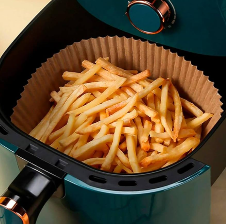 CJ 50 FORMAS DE PAPEL DESCARTAVEL PARA AIR FRYER - LYOR