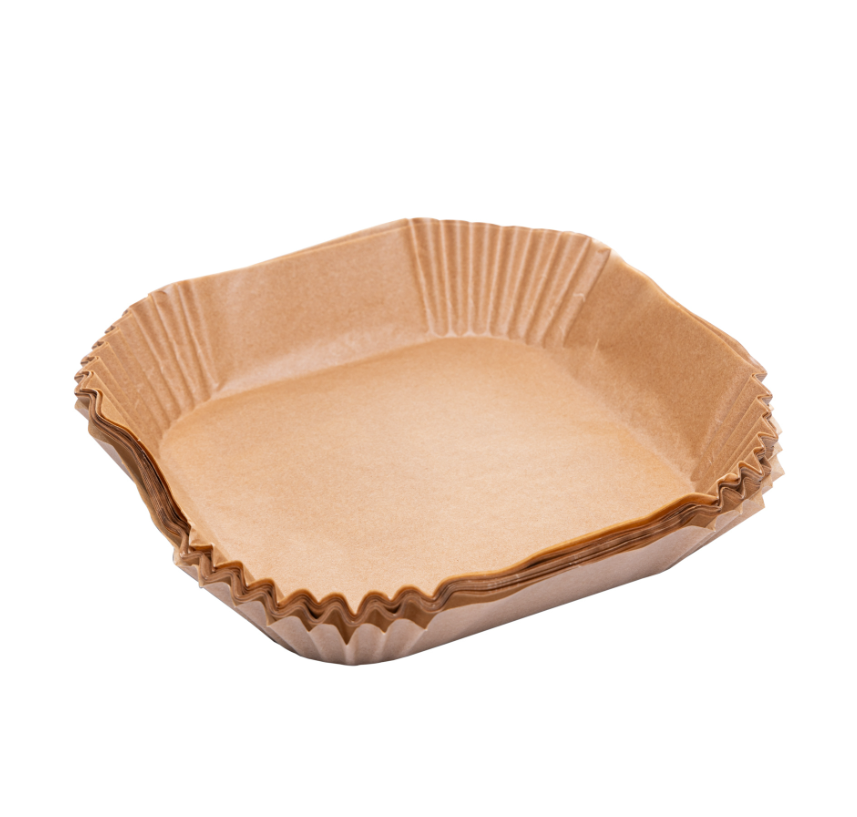 CJ 50 FORMAS DE PAPEL DESCARTAVEL PARA AIR FRYER - LYOR