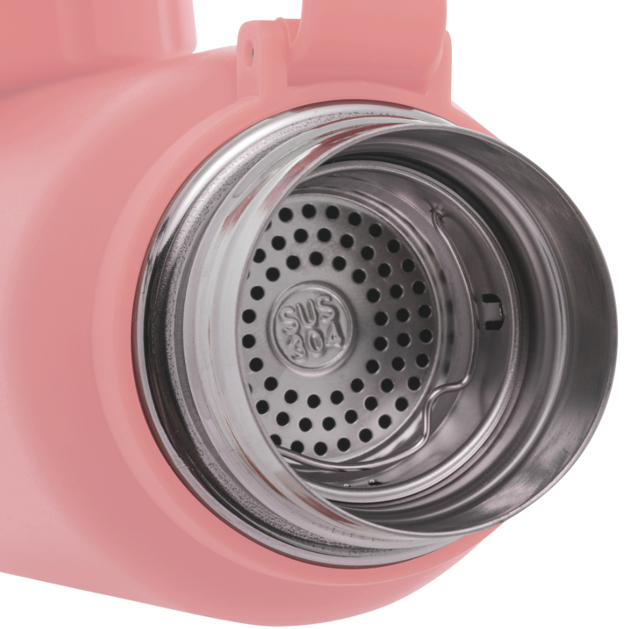 GARRAFA TERMICA DE ACO INOX EXPLORER ROSA 650ML - LYOR