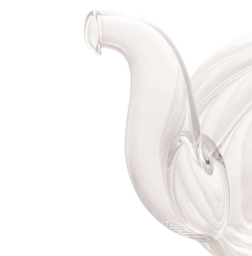 CHALEIRA DE VIDRO BOROSSILICATO RESISTENTE AO CALOR COM DIFUSOR CLASSSIC 800ML- LYOR
