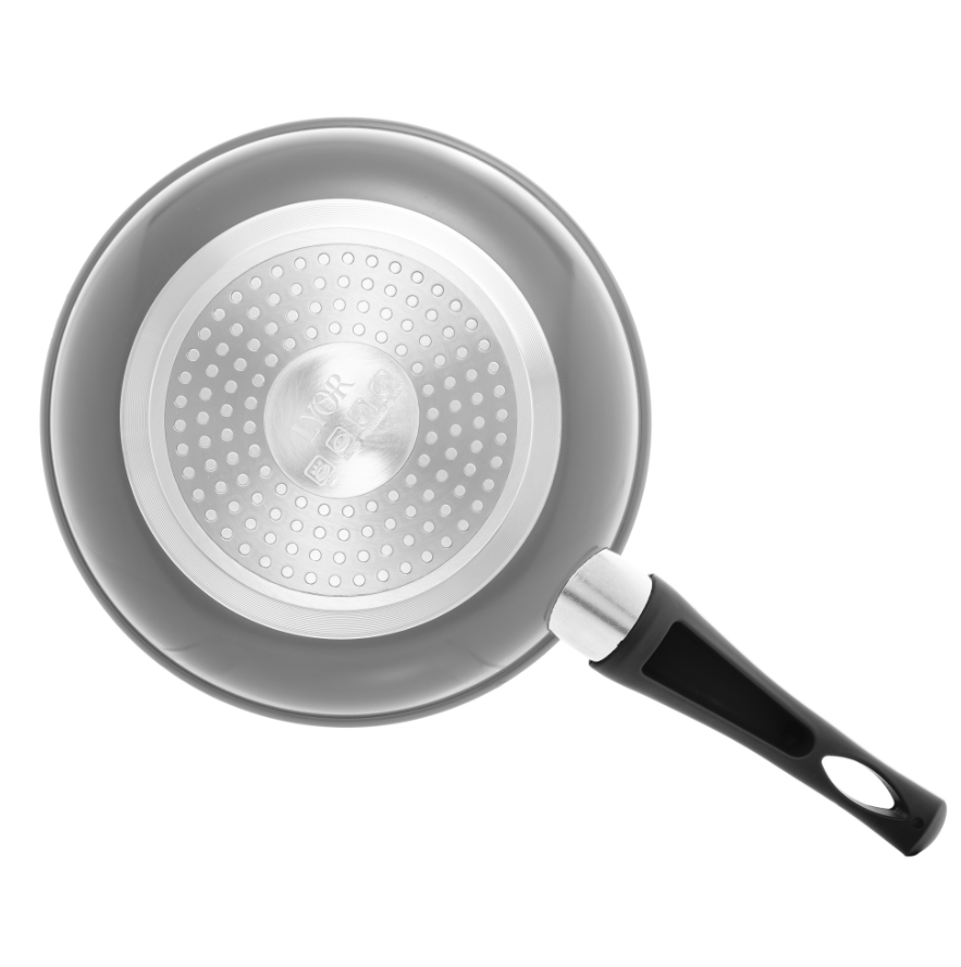 FRIGIDEIRA DE INDUÇÃO EM ALUMÍNIO COM REVESTIMENTO CERÂMICO GRANILITE 24CM CINZA - LYOR