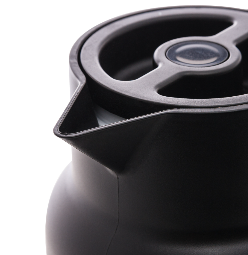 GARRAFA TÉRMICA PARA CAFÉ ORGANIC PRETA 1L - LYOR