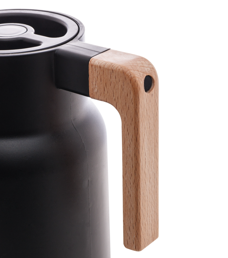 GARRAFA TÉRMICA PARA CAFÉ ORGANIC PRETA 1L - LYOR