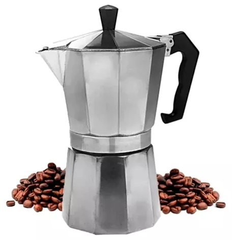CAFETEIRA ITALIANA DE ALUMÍNIO MOKA CAFÉ EXPRESSO 3 XÍCARAS - CLINK