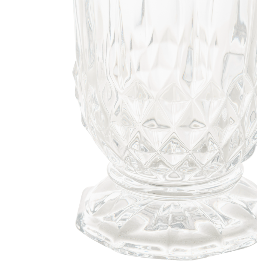 JARRA DE VIDRO 1,25L DIAMANTE 23X16CM - LYOR