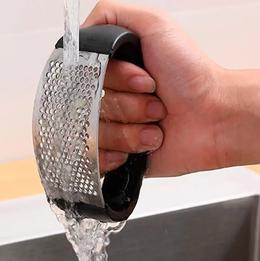 AMASSADOR DE ALHO DE AÇO INOX 10CM - CLINK