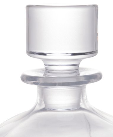 GARRAFA PARA WHISKY CRISTAL DE CHUMBO REDOND 700ml - WOLFF