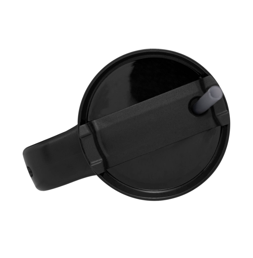 CANECA TÉRMICA COM TAMPA E CANUDO PAREDE DUPLA SLIMTERM COM BASE ERGONÔMICA 890ML - WOLFF
