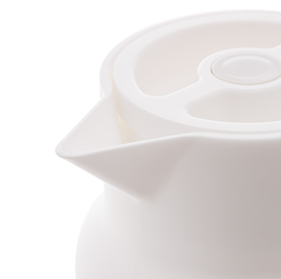 GARRAFA TÉRMICA PARA CAFÉ ORGANIC BRANCA 1L - LYOR