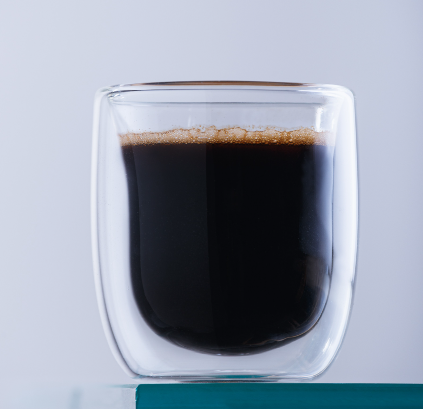 CJ 2 COPOS PARA CAFÉ DUPLA PAREDE DE VIDRO BOROSSILICATO 100ML - WOLFF