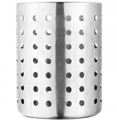 PORTA TALHERES DE AÇO INOX 9,5X12CM - CLINK