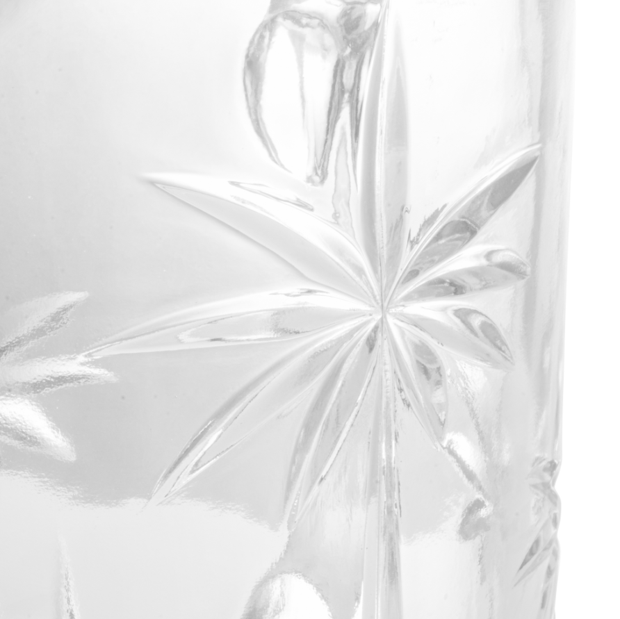JARRA DE CRISTAL PALM TREE TRANSPARENTE 1,4L - WOLFF