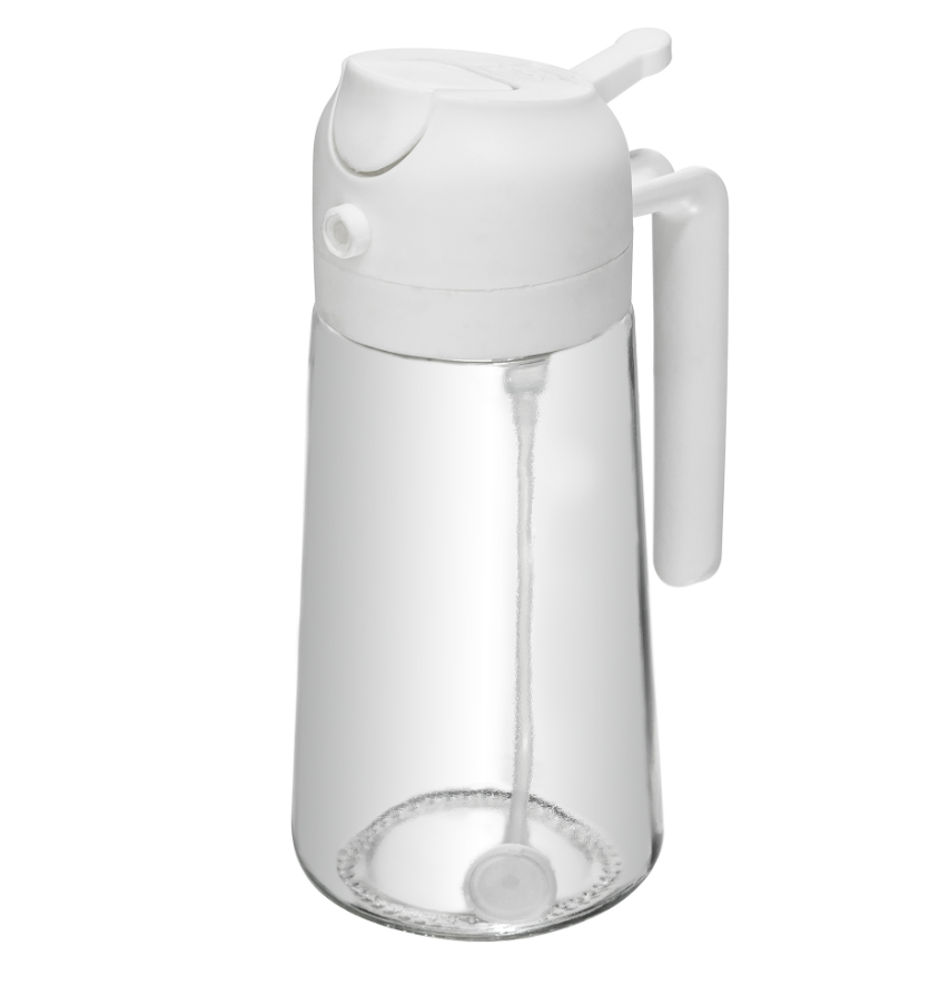 GALHETEIRO E BORRIFADOR 2 EM 1 DE VIDRO 450ML - LYOR