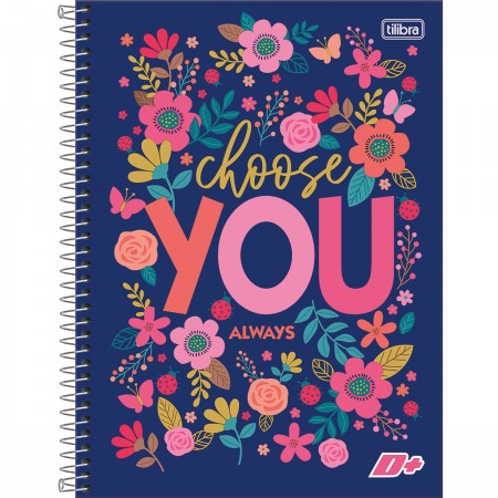 CADERNO ESPIRAL UNIVERSITÁRIO 10 MATÉRIAS 200 FOLHAS - TILIBRA