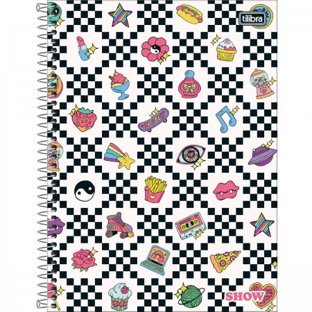 CADERNO ESPIRAL UNIVERSITÁRIO 10 MATÉRIAS 160 FOLHAS - TILIBRA