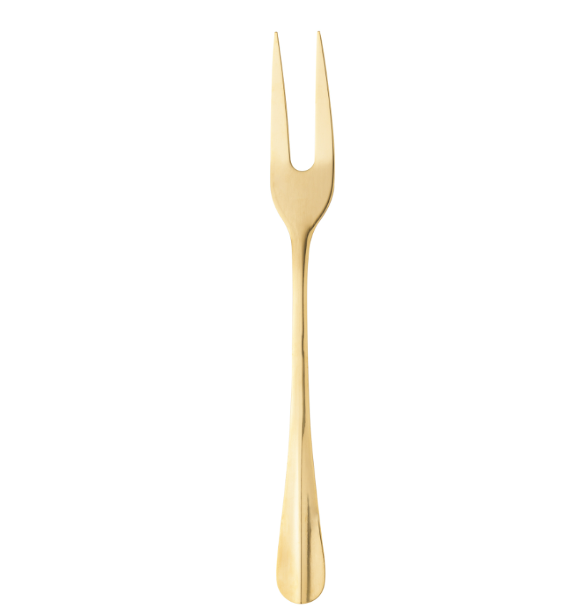 GARFO AÇO INOX PARA ASSADOS DOURADO POSITANO - LYOR