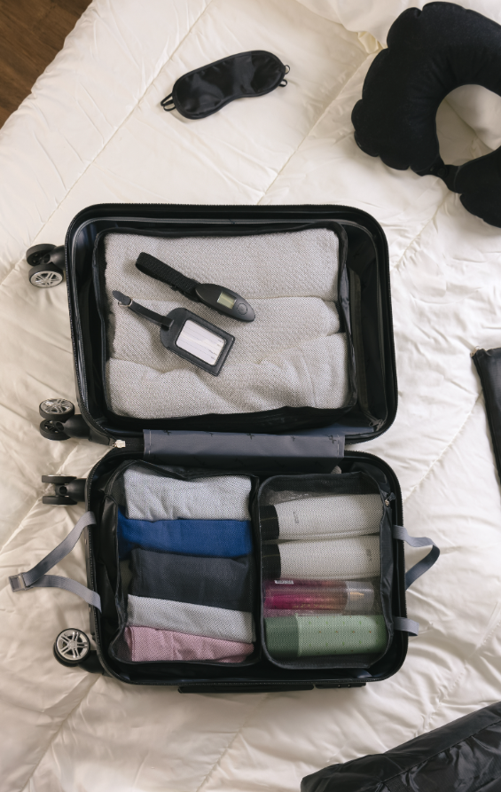 CONJUNTO 6 ORGANIZADORES DE MALA PARA VIAGEM EM NYLON - LYOR