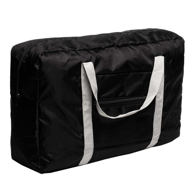 BOLSA DE POLIÉSTER COM ENCAIXE PARA MALA DE VIAGEM PRETA 46X35X12CM - LYOR