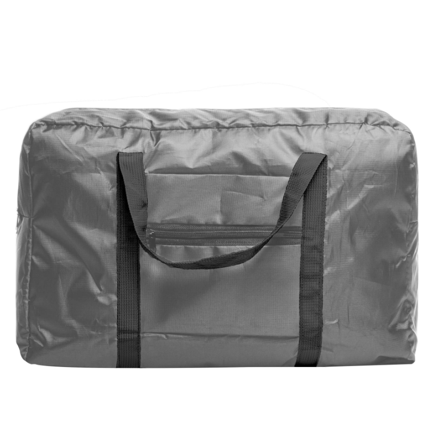 BOLSA DE POLIÉSTER COM ENCAIXE PARA MALA DE VIAGEM CINZA 46X35X12CM - LYOR
