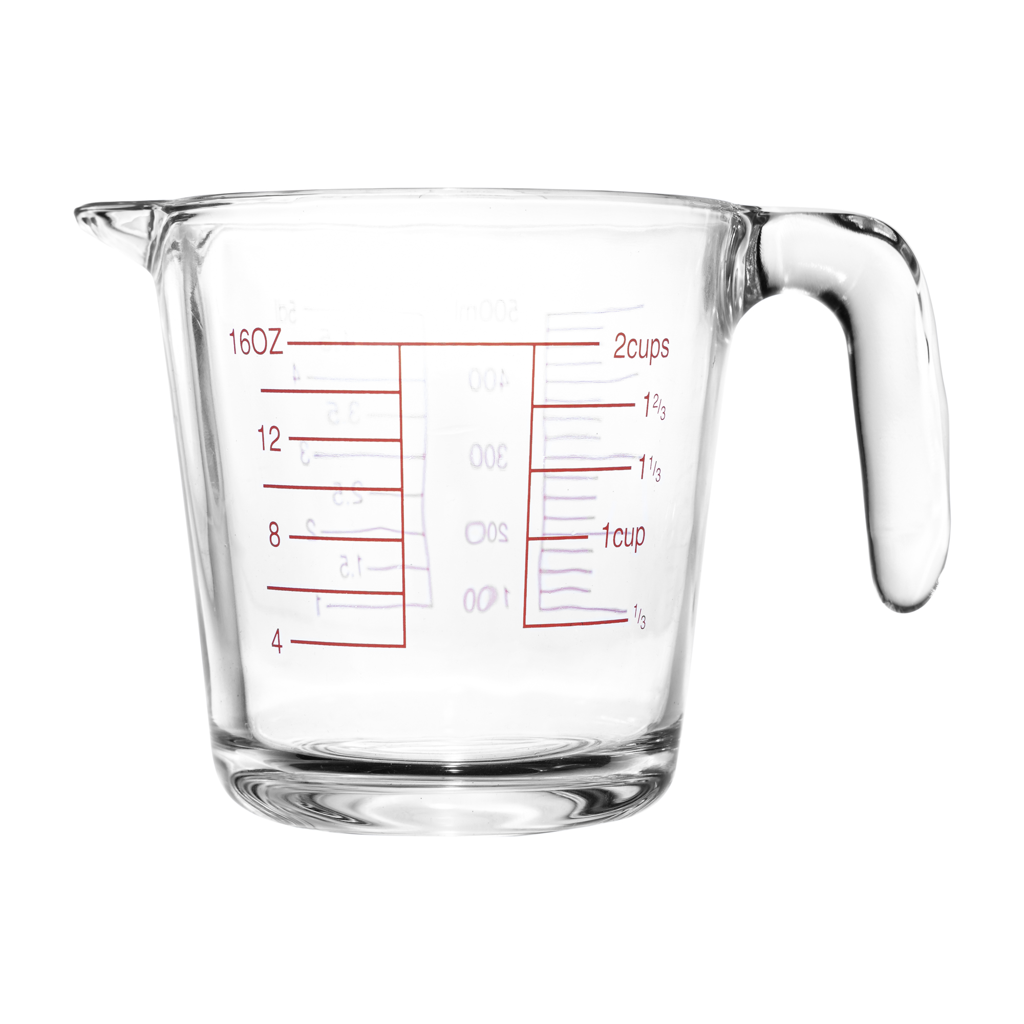 JARRA MEDIDORA PARA RECEITAS EM VIDRO 500ML - LYOR