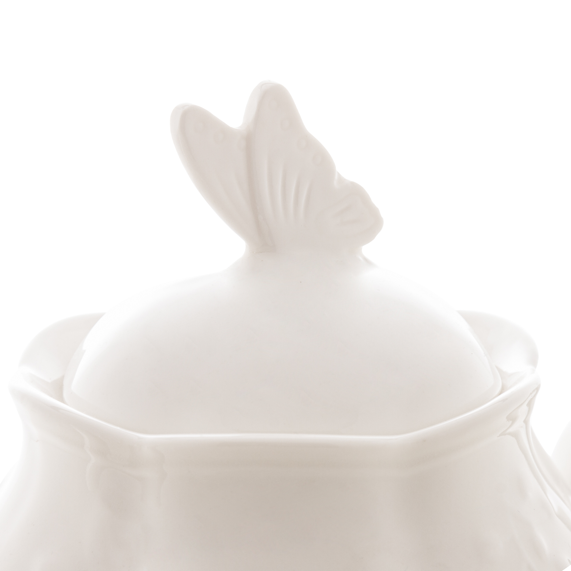 BULE DE PORCELANA NEW BONE BUTTERFLY FLOWER 1,27L - LYOR