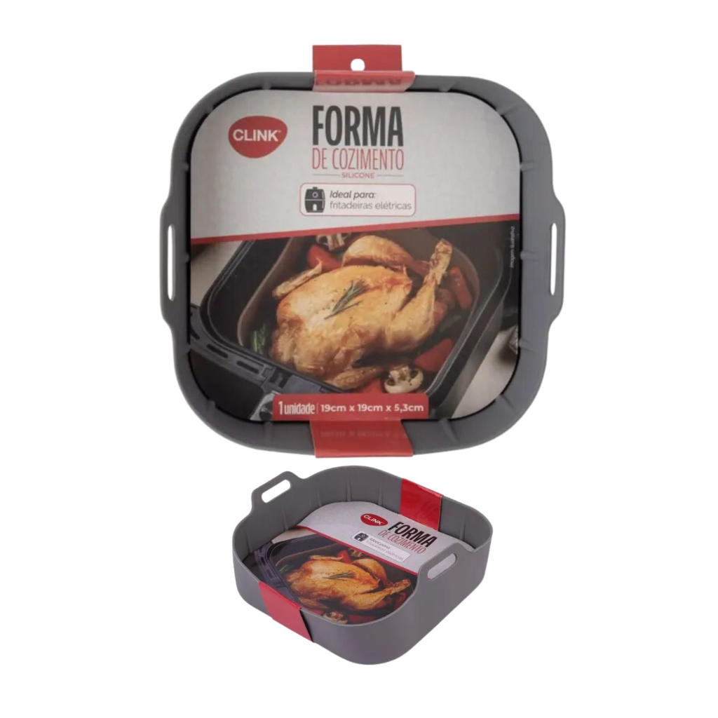 FORMA COZIMENTO QUADRADA FRITADEIRA ELETRICA SILICONE - CLINK