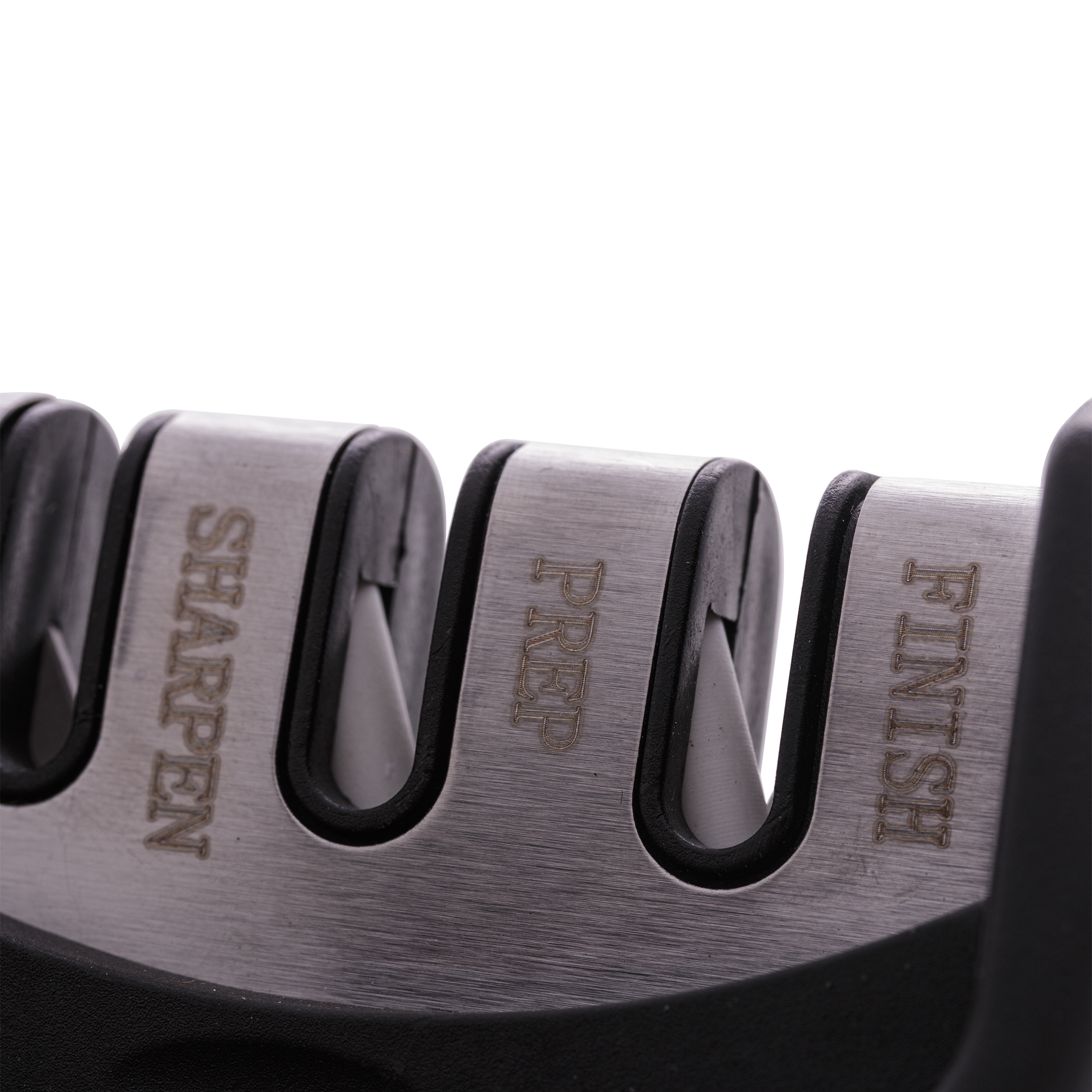 AFIADOR DE FACA PREMIUM EM ACO INOX E ABS BLACK 20 - LYOR