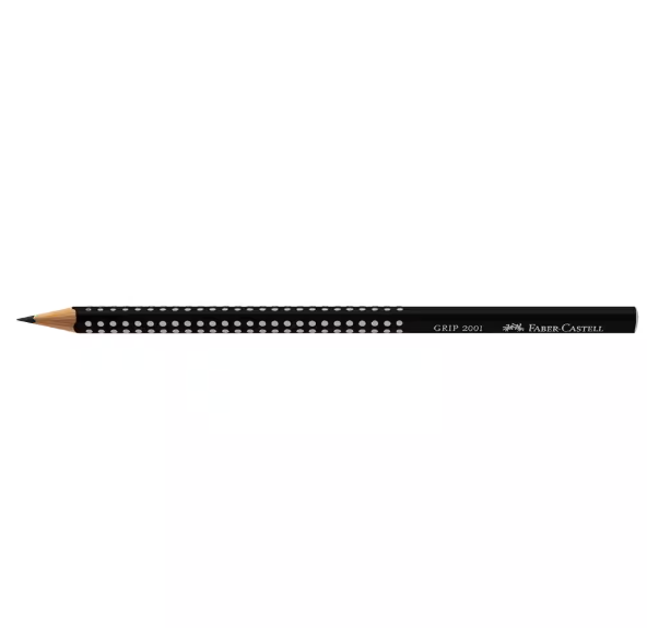 ECOLÁPIS GRIP GRAFITE PRETO 2001B - FABER CASTELL