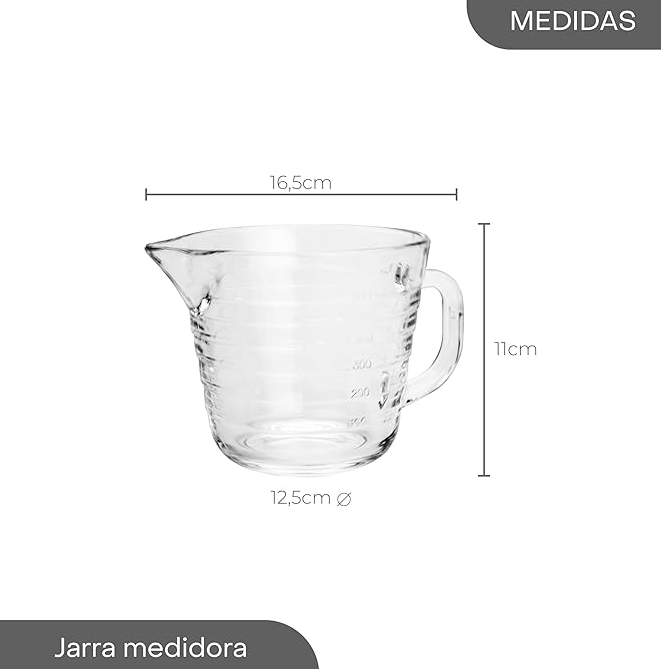 JARRA MEDIDORA DE VIDRO 700ML - LYOR
