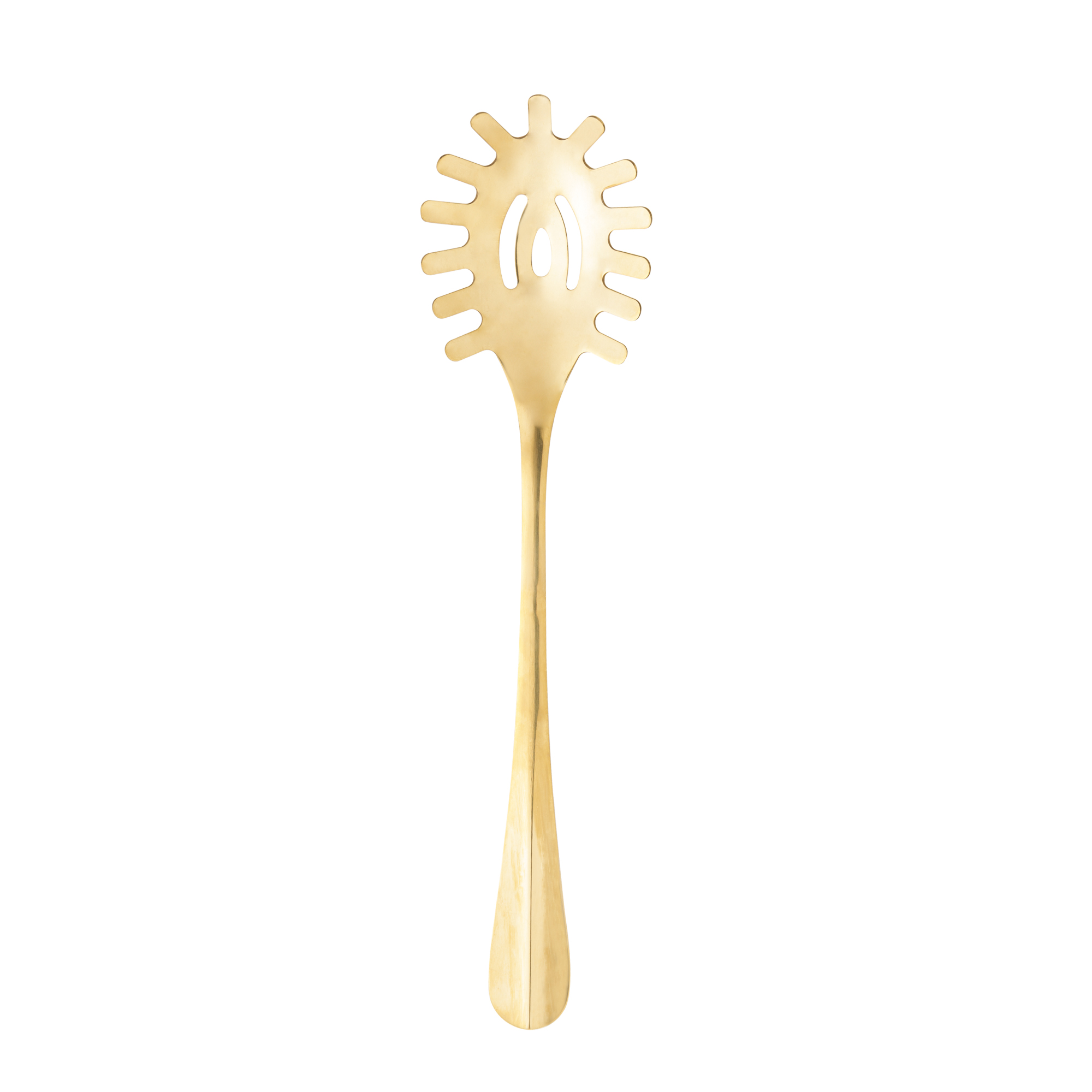 PEGADOR AÇO INOX PARA MACARRÃO DOURADO 27,5CM - LYOR