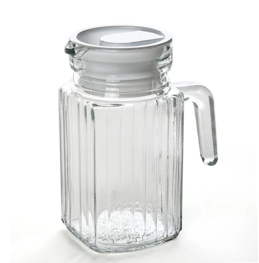 JARRA DE VIDRO COM TAMPA DE PLÁSTICO 500ML - CLINK